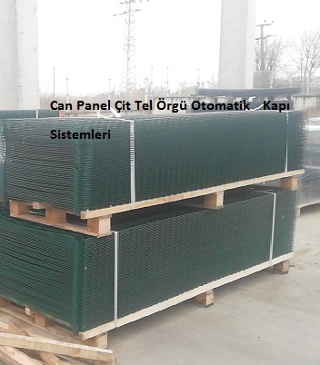 pvc kaplı panel çit 100 lük  